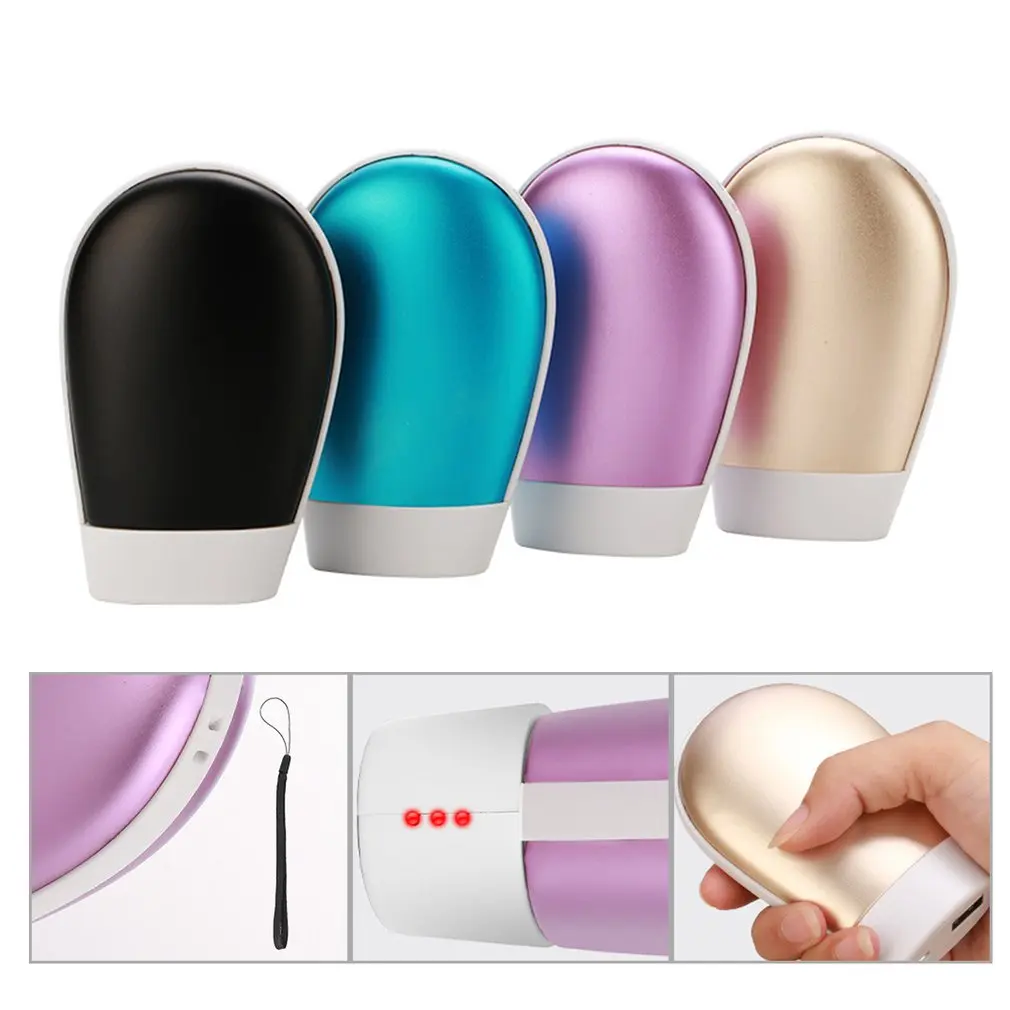 

2 in 1 4000mAh/5200MA Hand Warmer Pocket Handy Heaters Portable Phone Power Bank Multifunction Alloy Shell Winter Fast Heaters