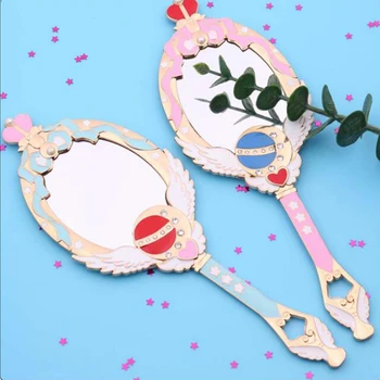 

Japanese Style Handheld Mirror All-Round Makeup Mirror Cosmetic Hand Held Mirror Mirror For Ladies Beauty Dresser Travel Mirrors