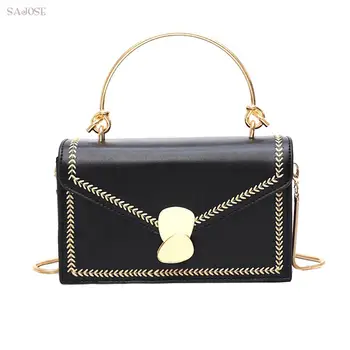 

Fashion Women Bag Leather Handbags Shoulder Small Totes Flap Embroidery Crossbody Bag for Women High Quality Messenger Bags