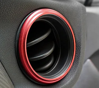 

For Subaru BRZ Toyota GT86 2013 2014 2015 Car Styling Air Conditioning Outlet Decorative Circle Trim Aluminum