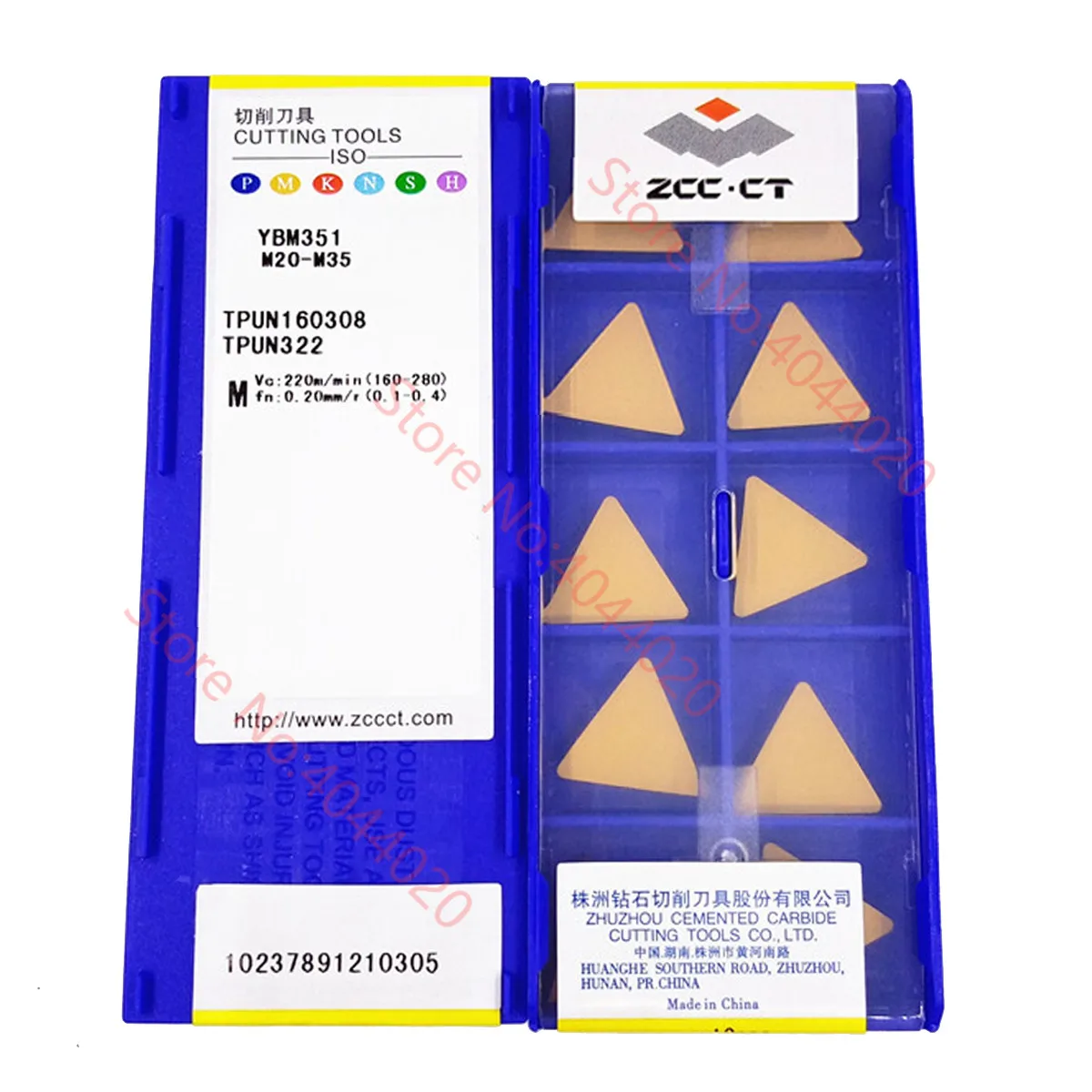 10 Pezzi ZCC.CT APKT160408-PM YBG202 CNC NUOVO Inserto In Carburo