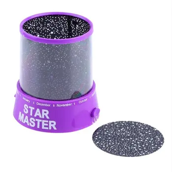 

Starry projection lamp starry sky night light night light 360-degree rotation 3D atmosphere light portable light