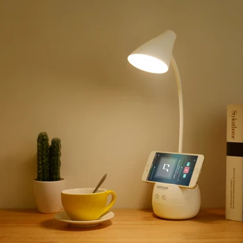 

LED Table Lamp Clip Reading Desk Lamp USB Rechargeable 18650 Eye Protection Table Lamp 3 Level Dimming Student Bedside Light