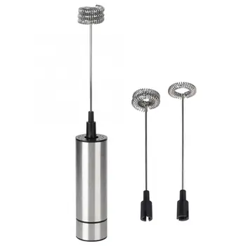 

Milk Frother Stainless Steel Coffee Stirrer Mixer Blender Electric Egg Beater Milk Frother with Single Double Three Layer Head
