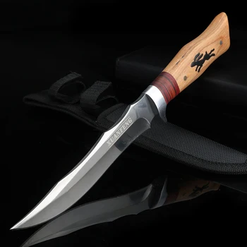

Outdoor multi-function EDC tool straight knife high hardness hunting wild life knife self-defense knife