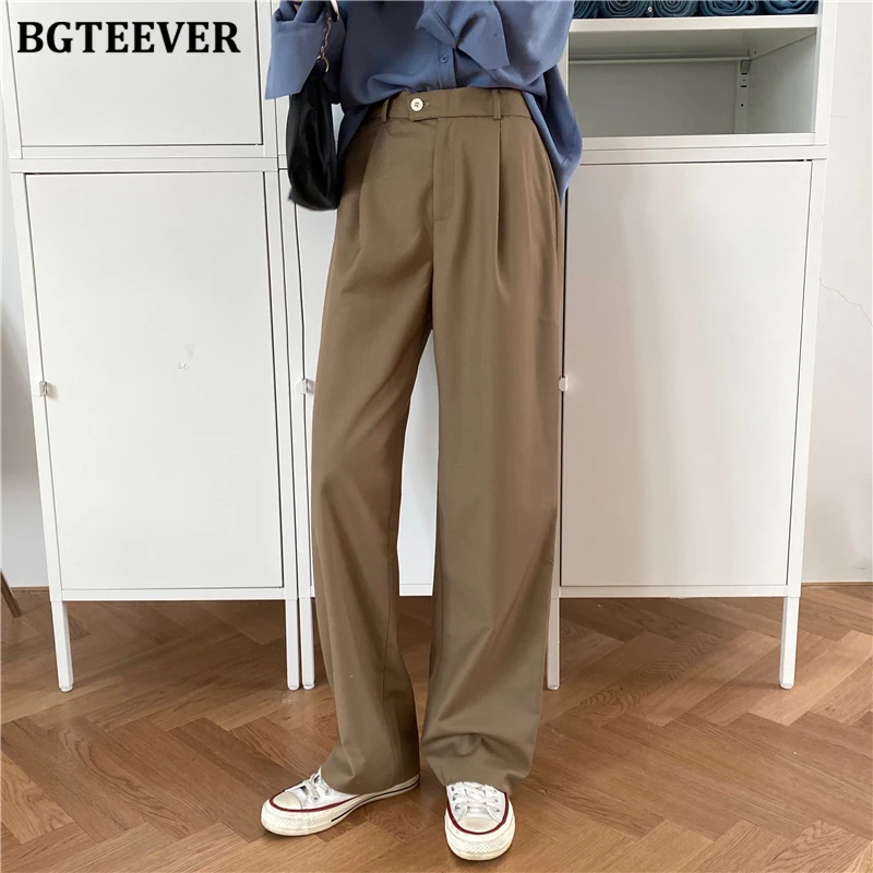 chic high waisted pantalon