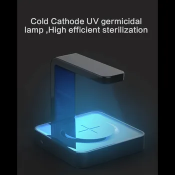 

Ultraviolet light with Wireless Charger Ozone Ultraviolet Lamp for Mobile Phone Desktop UV Germicidal Sterilization Lamp
