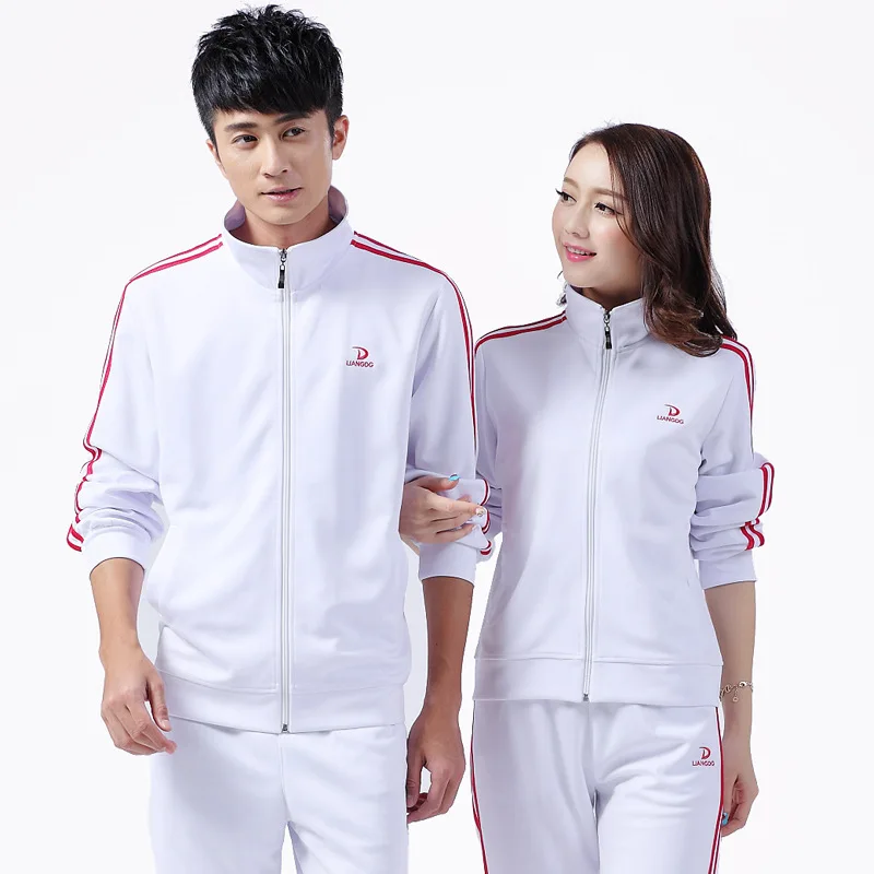 

Spring And Autumn Sports Clothing Set Men And Women Jiamusi Fitness Exercise Sports Clothing Middle-aged Square Dance Group Clot