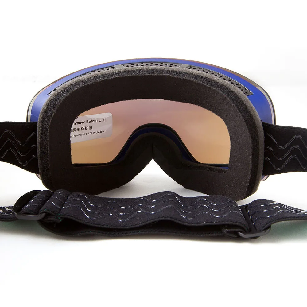 Векторные брендовые лыжные очки с двойными линзами UV400, противотуманные женские и мужские очки для сноуборда, лыжного спорта, снежные очки с дополнительными линзами