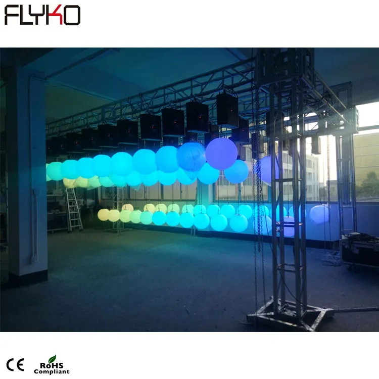 Вверх вниз полноцветный RGB DMX сценический кинетический магический шар подвесной Лифт мяч со светодиодом для событий