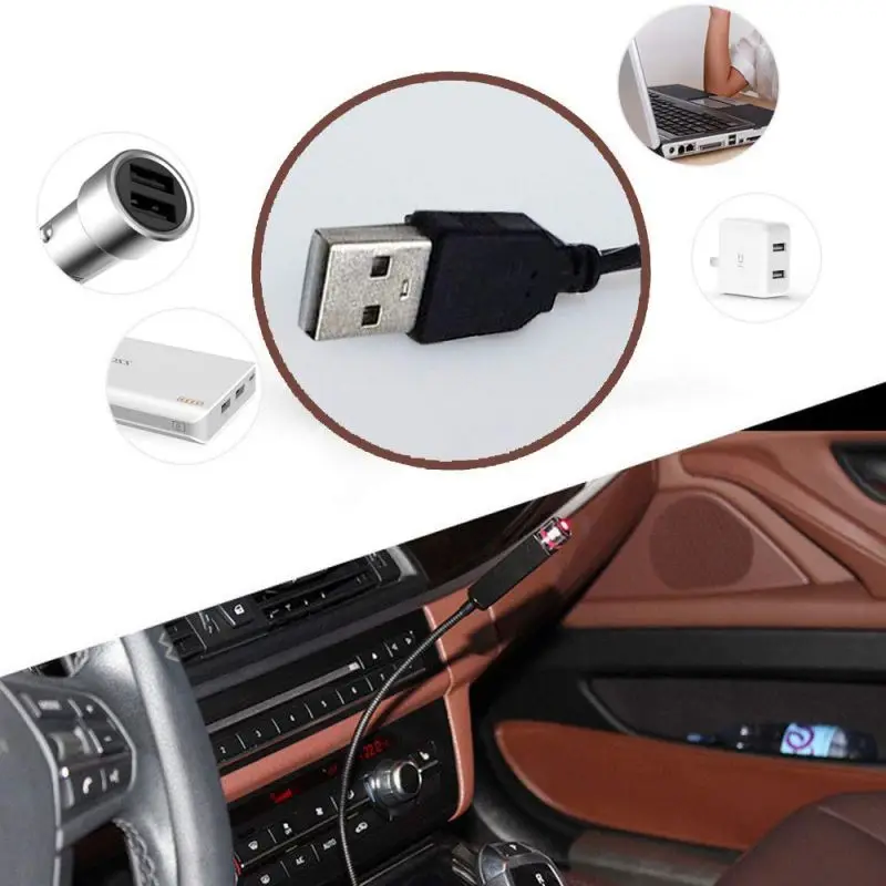 Автомобильный интерьерный декоративный USB светильник светодиодный автомобильный купол для комнаты вечерние украшения Звездный ночной Светильник s проектор атмосферная лампа