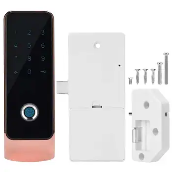 

Smart Digital Password Fingerprint Lock Wardrobe Cabinet Box Security Lock Hot