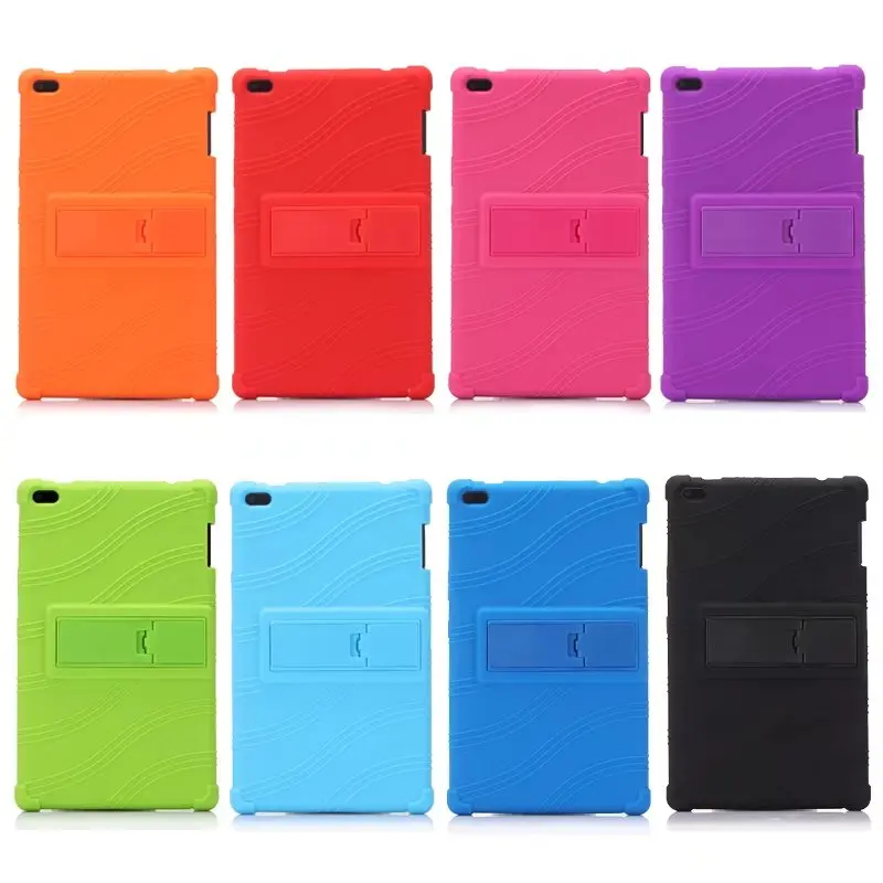 

Kids Children Shockroof Silicone Case for Lenovo Tab E8 Tablet Stand Soft Cover for Lenovo Tab E8 TB-8304 8.0 Inch Shell + Pen