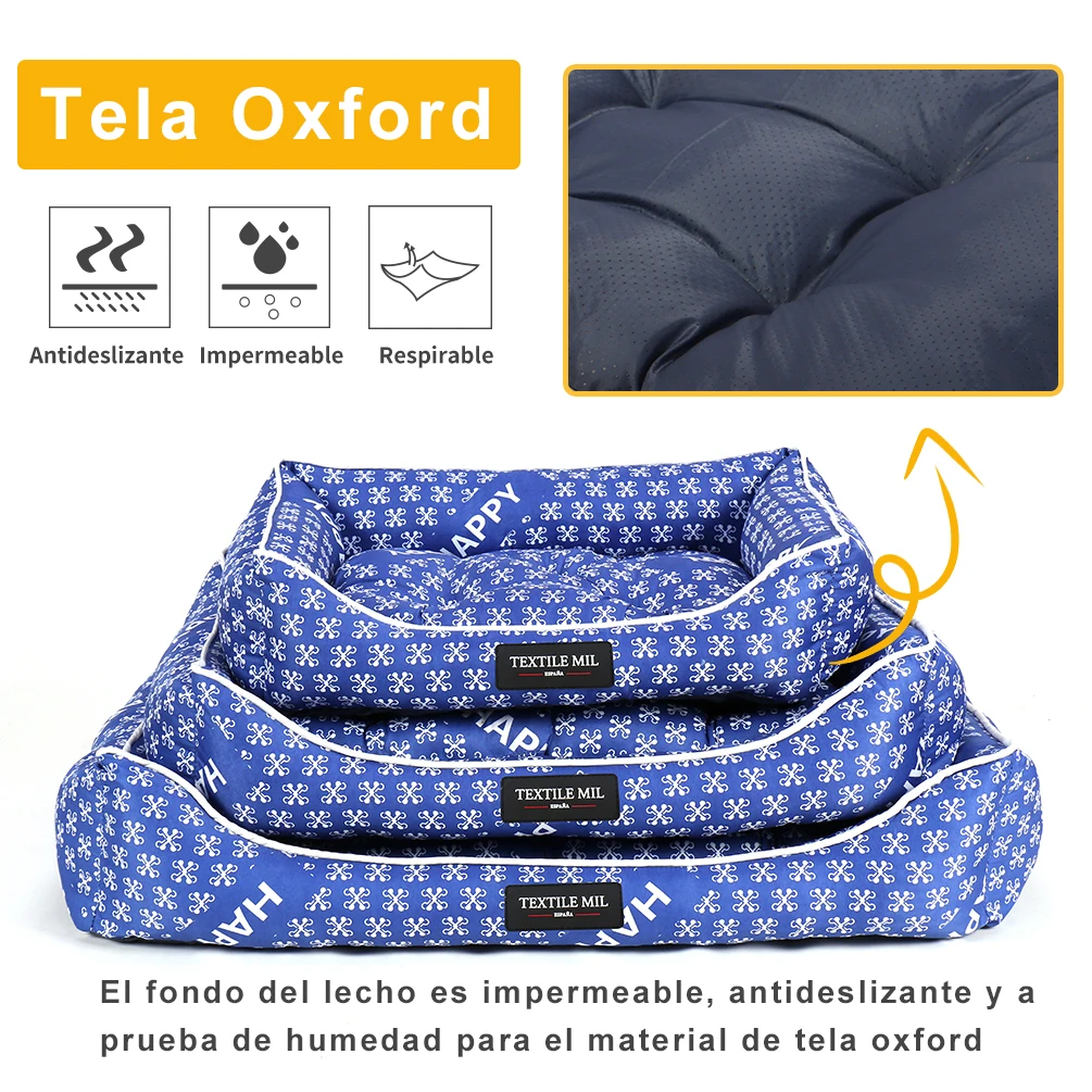 Petaccom-petking dog bed-removable and washable pet mattress soft and non-slip dog cushion, pet mats, thick pet blankets, pet kennels M-XL