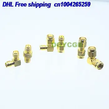 

DHL 20sets 6pcs/set Adapter RPSMA to RPSMA female F male M Kit connector for Communication adapter connector 22cs