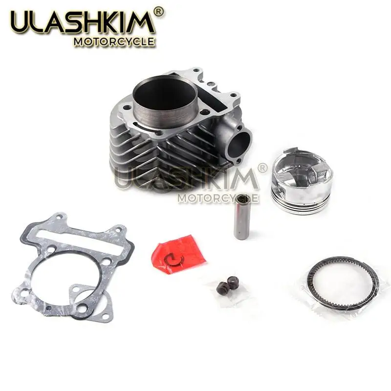 61 мм GY7 200CC цилиндр GY6 150cc 170cc 1 обновление до GY6 200cc цилиндр комплект цилиндр в сборе для 4-х тактный 157qmj 152qmi скутер картинг