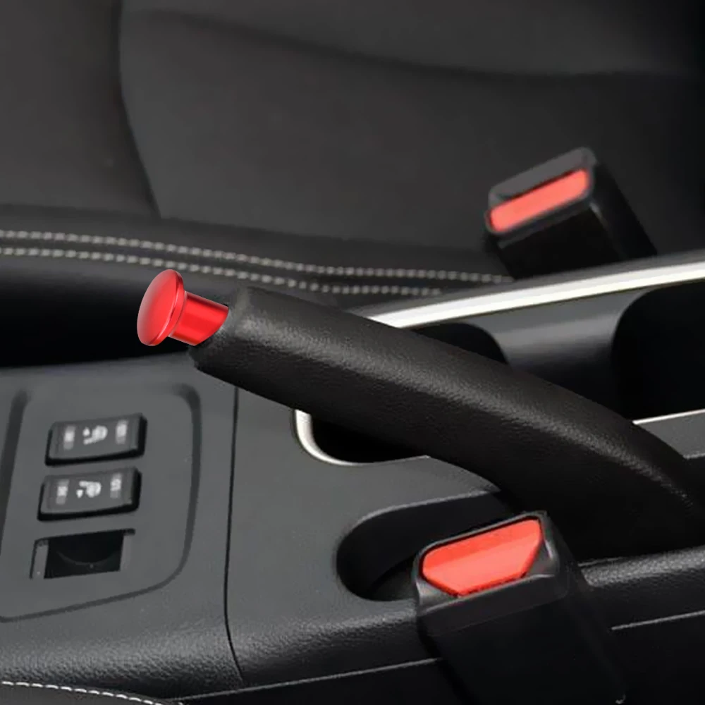 LEEPEE 1 PCS 5 Colors Universal Handle Hand Brake Emergency Cover Button Hand Brake Button cover for Car Racing Car Styling