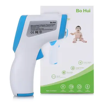 Body Thermometer White Outdoor Practical Infrared Thermometer Forehead Thermometer LCD for Batteries Home Kids Health Care Body Thermometer White Outdoor Practical Infrared Thermometer Forehead Thermometer LCD for Batteries Home Kids Health Care