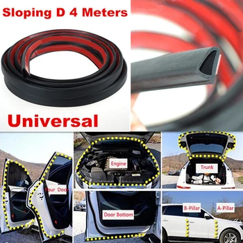 

D Shaped Door sealing strip Car Seal Insulation Rubber Trunk Edge Assembly