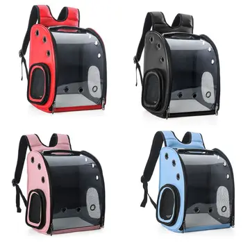 

Portable Astronaut Capsule Breathable Pet Cat Puppy Travel Backpack with Space Transparent Vision Cushion Carrier Bags