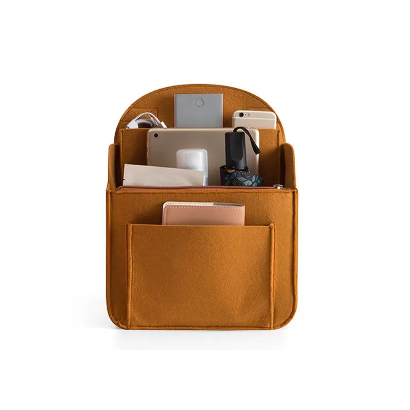  Portable Felt Storage Organizer Insert for Backpack Rucksack Handbag Shoulder Bag
