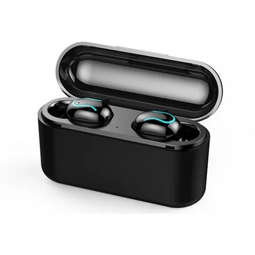 Bluetooth наушники 5,0 беспроводная Bluetooth гарнитура Q32 спортивные 8D стерео наушники с микрофоном зарядная коробка
