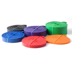 Enhanced Elastic Resistance Band for Strength Training and Pilates - Unisex Fitness Workout Expander (6pcs with bag)