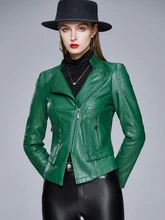 

Pu Leather Jacket Women New Fashion Black Motorcycle Coat Short Faux Leather Plus Size Casual Biker Jacket Outerwear
