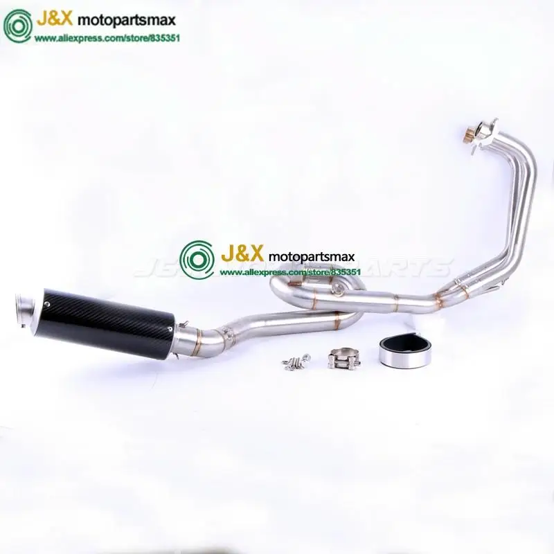 MT-03 MT03 R25 R3 глушитель для мотоцикла полная система контактная средняя труба выхлопная для Yamaha R25 R3- слипоны