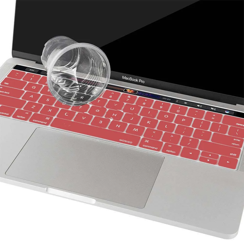 KK& LL Apple Macbook Pro 13 15 Сенсорная панель A1706 A1989 A1707 A1990 A2159 Силиконовая Водонепроницаемая раскладка клавиатуры США