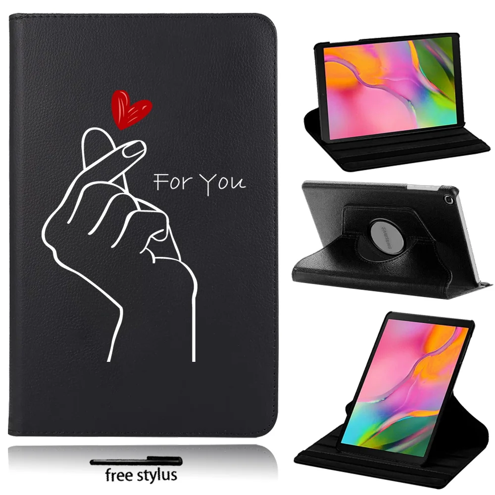 t510, t515, flip-top, branco-imagem, capa se encaixa guia s6 lite p610