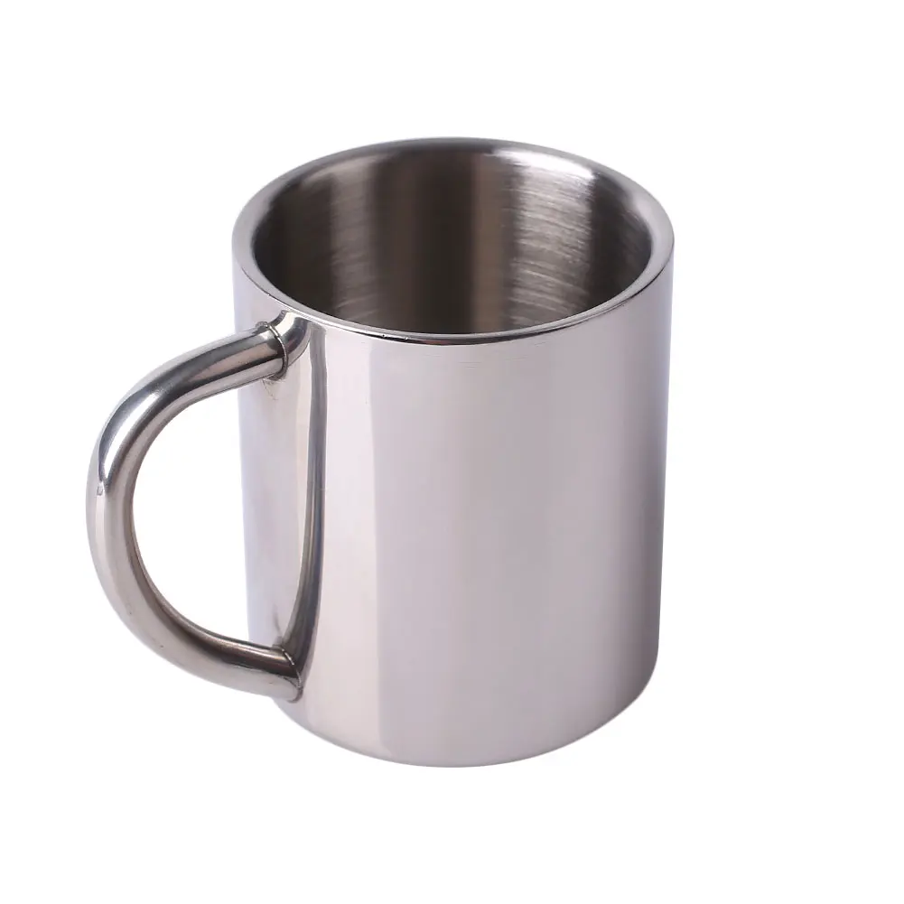 Universal Double-layer Stainless Steel Insulation Coffee Mug Cup Travel