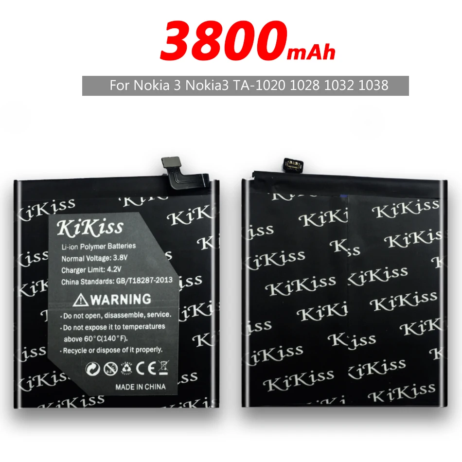 3800 мАч для nokia HE330 Смартфон батарея большой емкости