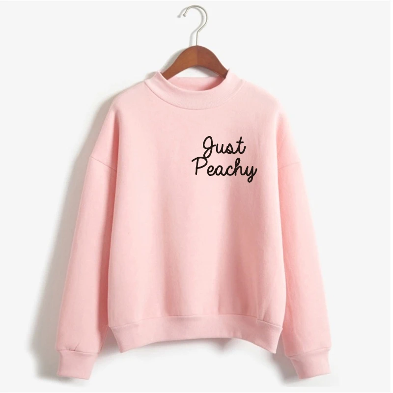 womens pink crew neck sweatshirt