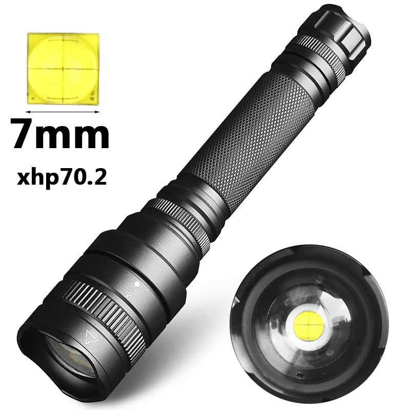 Zoomable Tactical LED Lanterna, tocha impermeável, lanterna