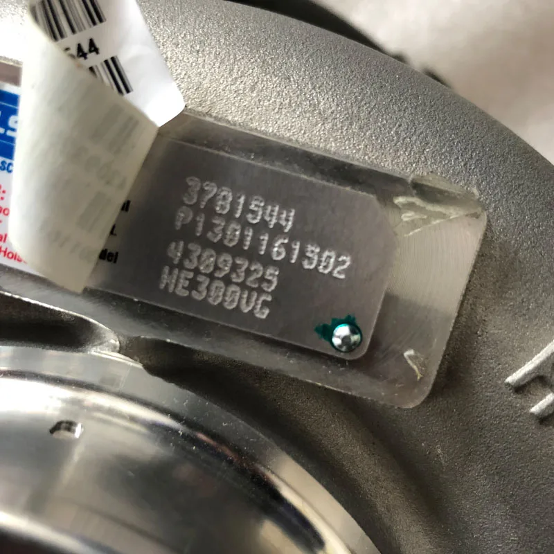 Турбокомпрессор для нового подлинного HE300VG 4309329 3792225 3792227 турбокомпрессор для CUMMINS ISB EPA07 6.7L