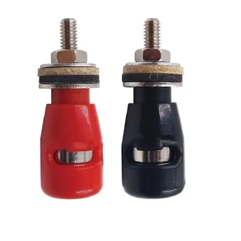 

M4 * 38 push-type terminal spring elastic winding column copper self-locking 4mm terminal