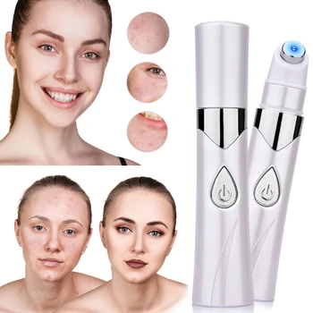 

Acne Laser Pen Portable Wrinkle Removal Machine Durable Blue Light Therapy Massage Relax Soft Scar Dark Circles Remover Device