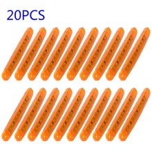 

DC 24V Car marker light Tail 20pcs 24V 9LED ABS plastic Accessory Side