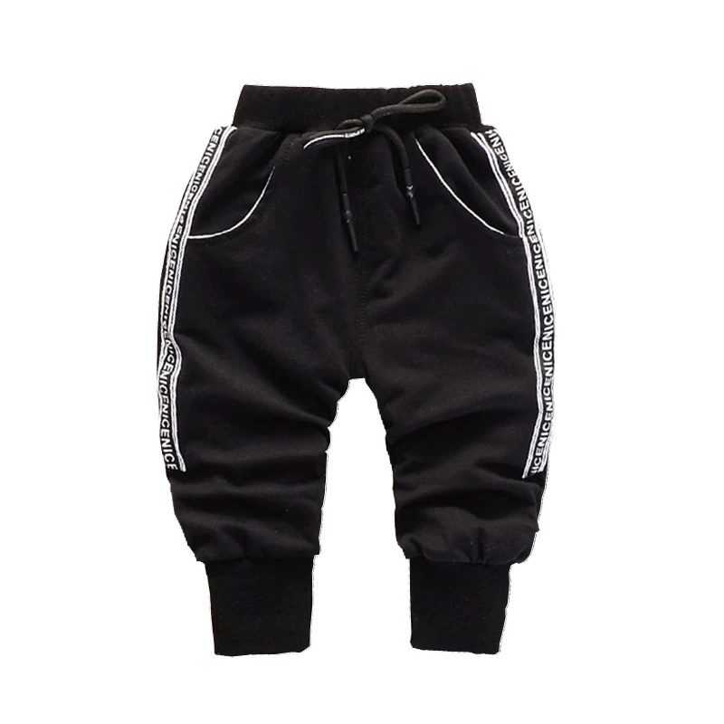 

New Spring Autumn Children Boys Kids Casual Long Pants Baby Girl Elastic Band Sports Cotton Trousers Infant Fashion Costume