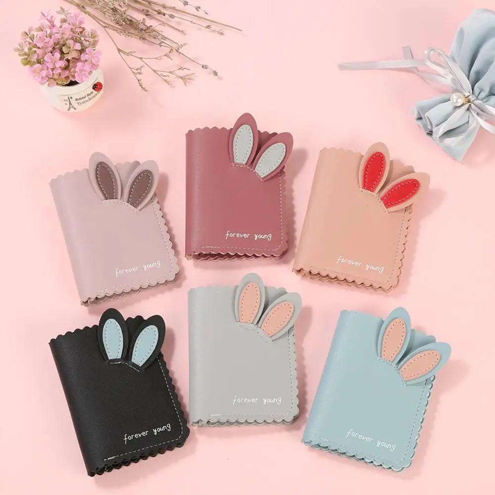 

Wallets Purses Women Cute Cartoon 2 Folds Coin Purse Credit ID Card Holder Girls Mini Purse Wallet 2020 New Fashion