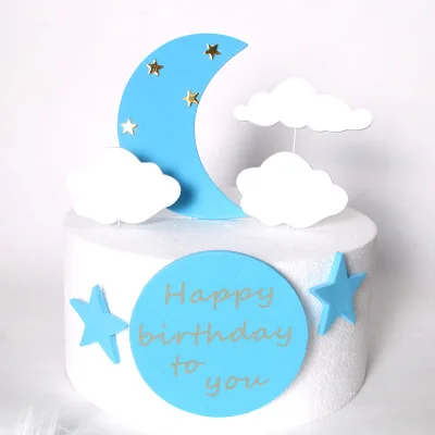 Пианино торт тег день рождения торт Топпер выпечки украшения кулон вечерние принадлежности Моделирование цветок торт Топпер ребенок день рождения - Цвет: Мятно-зеленый
