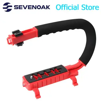 

U/C Shape flash Bracket holder Video Handle Handheld Grip for DSLR SLR Camera Mini DV Camcorder Gopro Smart phone