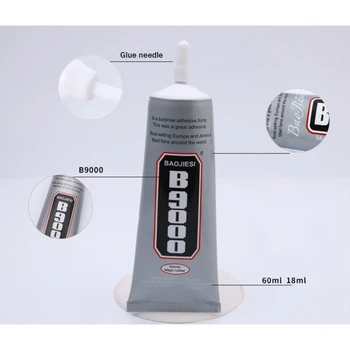 

Epoxy Resin Diy Crafts Glass Touch Screen Cell Phone glue B9000 Repair Tool 18/60ml Best B-9000 Multi Purpose Glue Adhesive