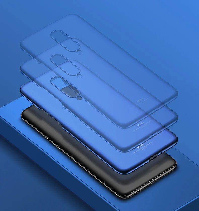 Для OnePlus 7 Pro Чехол MSVII Жесткий ПК полная защита Матовый чехол Ультратонкий с матовой поверхностью чехол для OnePlus7 OnePlus 7 6 6T чехол