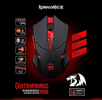 

Wired Gaming Mouse Programmable Mouse with RGB Backlight 2000DPI 6buttons ergonomic gamer Mice laptop PC computer