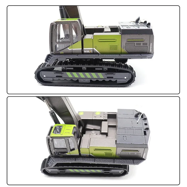 1/55 Farm Tractor Crane Car Toys for Boys 2 To 3 Alloy Excavator Digger Agricultural Machine Engineering Vehicle Kids Xmas Gifts 4