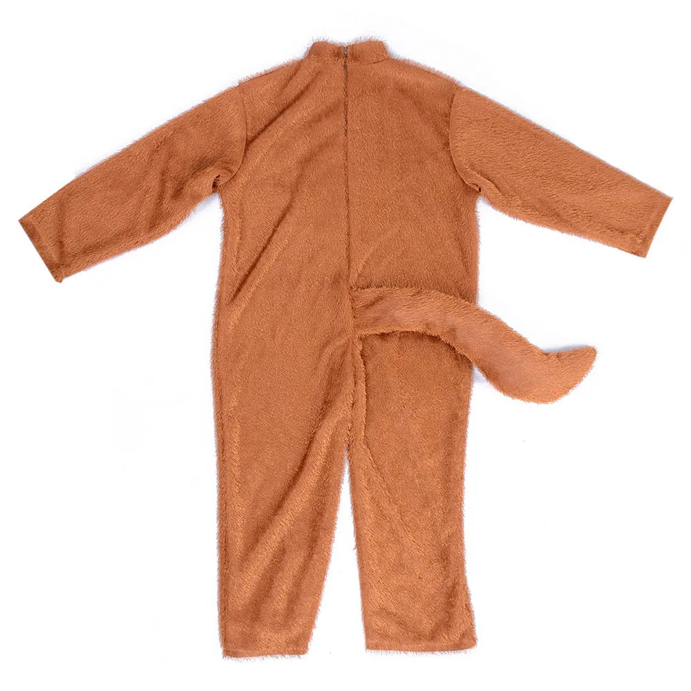80cm-190cm Adults Kids Fox Cosplay Costumes for Hallowen Party Parent-child Show Animals Jumpsuit