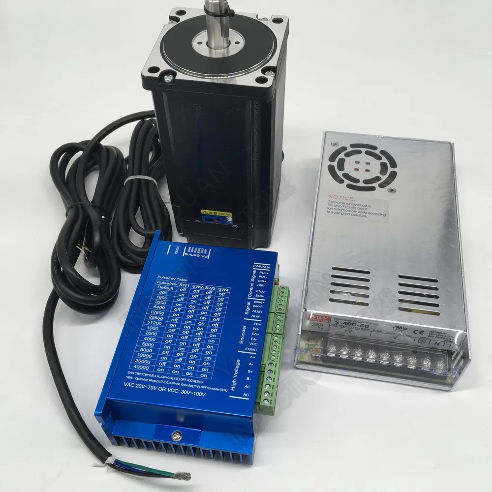4.5 нм 1000 об/мин Nema34 86 мм AC DC DSP Hybird линейный энкодер замкнутый контур драйвер