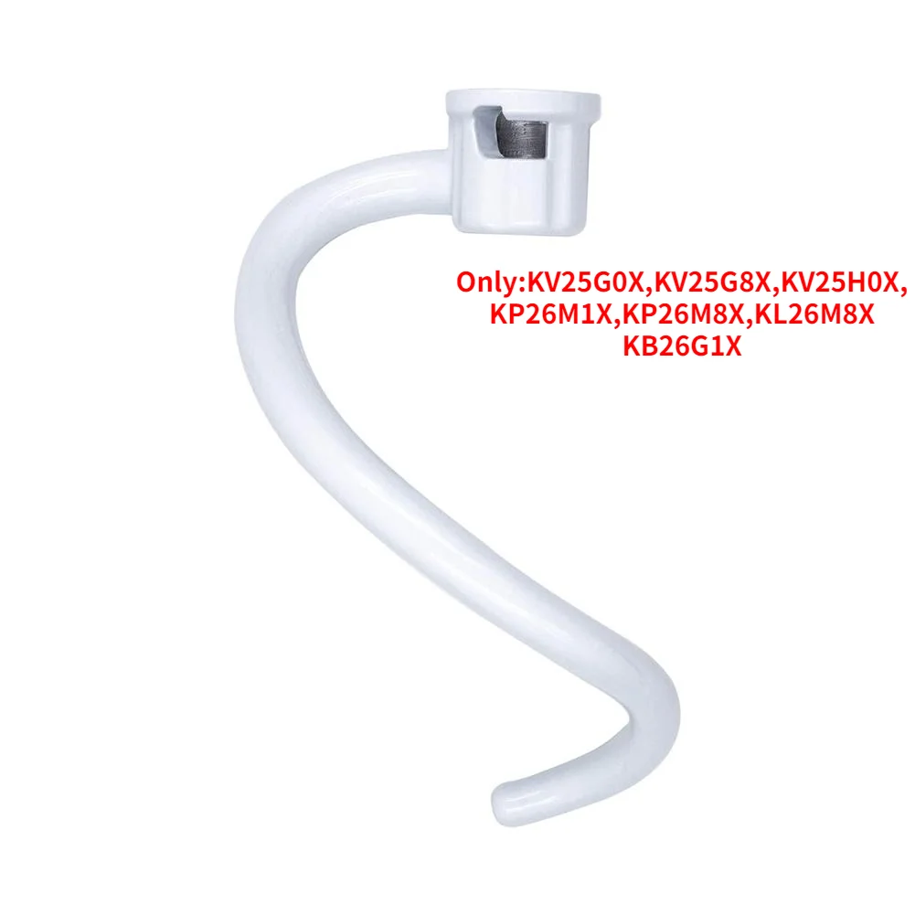 Dough Hook for KitchenAid KV25G0X..Stand Mixer Spiral Coated Aluminum